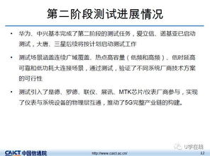 干貨ppt 信通院發布我國5g技術研發試驗最新進展